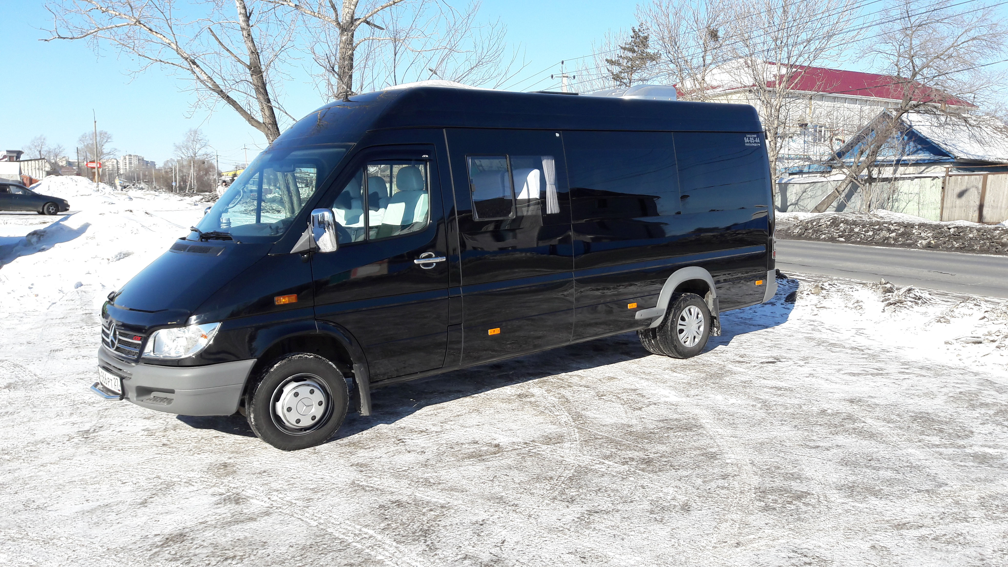 Mercedes Sprinter - 16 мест - Прокат, аренда авто в Хабаровске.<br>Заказ  автобуса с водителем в Хабаровске.